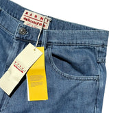 SS23 painted double layer denim