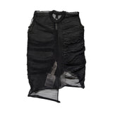 SS18 dirt runway sheer ruffled tank