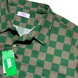 Checkered button down