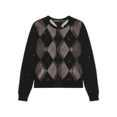 Multi button mesh cardigan
