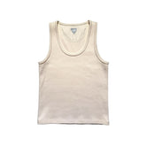 Essential woven ribbed tank