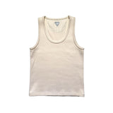 Essential woven ribbed tank