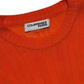 Twisted ribbed stretch long sleeve