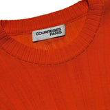 Twisted ribbed stretch long sleeve