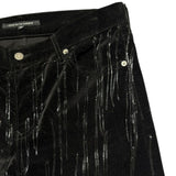 Jimmy stretch velvet flare trouser