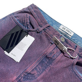 Two tone washed denim