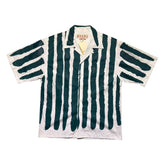 SS22 watercolor striped button down