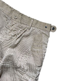 Textured wide leg cargo