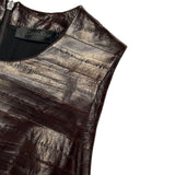 2017 runway Eel skin dress