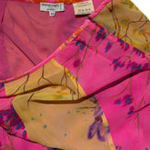 Silk Floral flowy maxiskirt