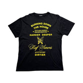 Oversized burn the house down graphic tee