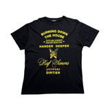 Oversized burn the house down graphic tee