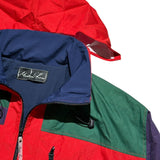 Oversized Colorblock hooded parka