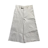 Linen 3/4 wide leg capri