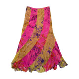 Silk Floral flowy maxiskirt