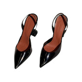 Holli Glass slingback pumps