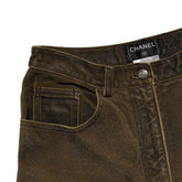 FW2000 split Leather denim