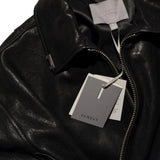 Haelo wrap leather bomber