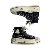 Double grommet kurt scribble sneaker