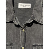 Snap button denim shirt