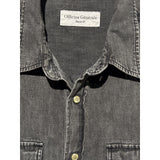 Snap button denim shirt