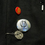 Embellished wool coat