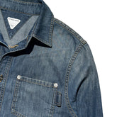 Denim carpenter button shirt