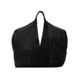 Reversible deconstructed blazer tote bag