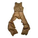 Silk layered crop top