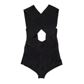 Stretch cutout bodysuit