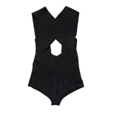 Stretch cutout bodysuit