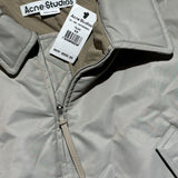 Cropped boxy bomber jacket