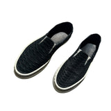 Python leather slip on