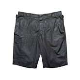 Archive waxed coated shorts