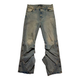 Button leg jeans