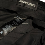 Waxed coated bonne wide leg trouser