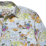 Limited edition scribble illustration shirt