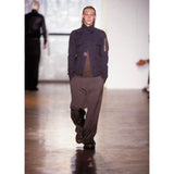 2003 “Suckerball” waxed denim cargo runway jacket