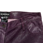 blistered leather pant