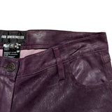 blistered leather pant