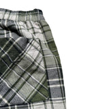 Adjustable waist Plaid logo shorts