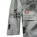 SS18 Scribble Doodle Punk blazer