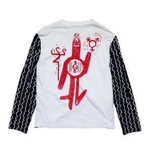 graphic spiral long sleeve