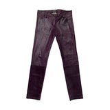 blistered leather pant