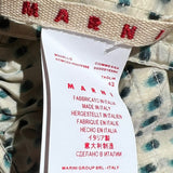 Speckled graphic strap top