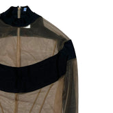 Sheer cut out body suit