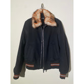 FW17 Dior Fur collar zip bomber ICONIC Runway 2017