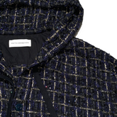 oversized tweed flannel