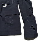 cut out runway blazer