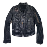 “suckerball” waxed cargo jacket